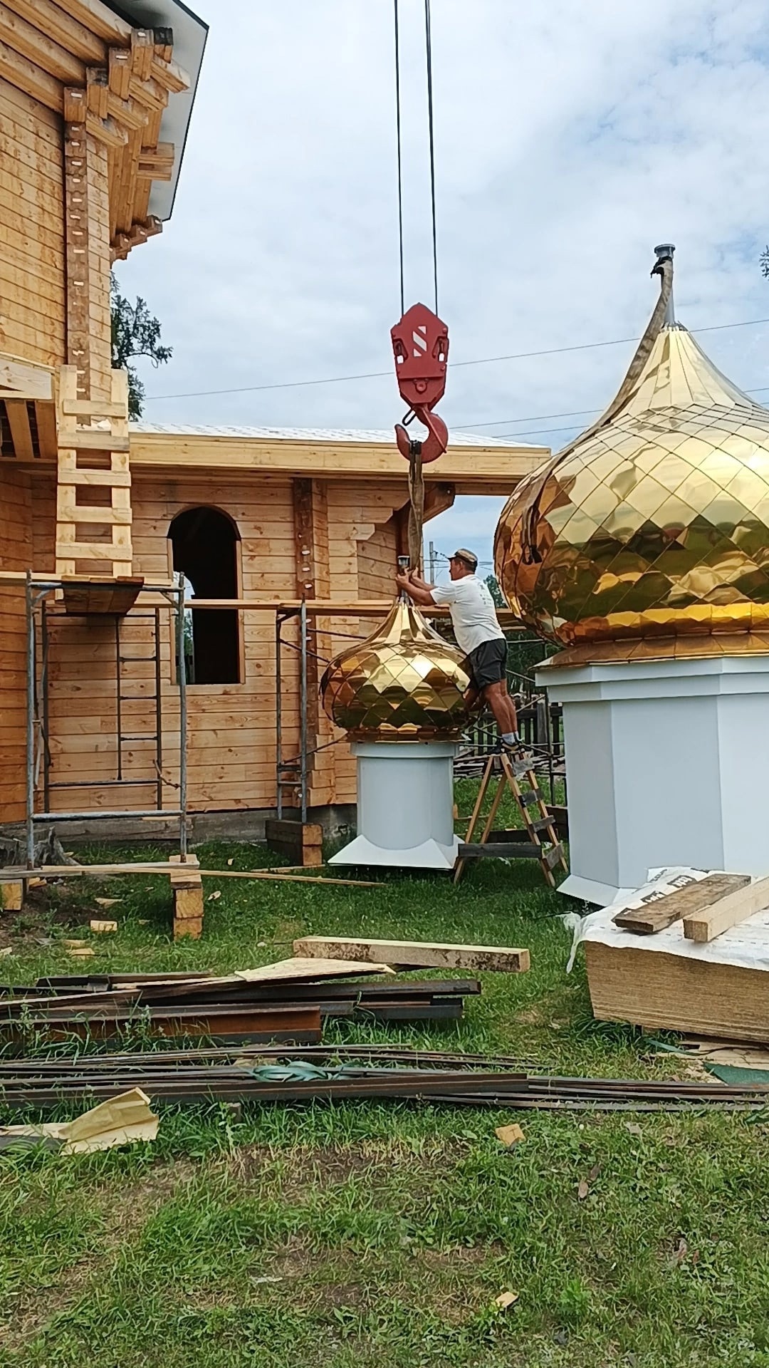 В Тоора-Хеме продолжается строительство православного храма | Тува Медиа  Групп — Новости Тувы