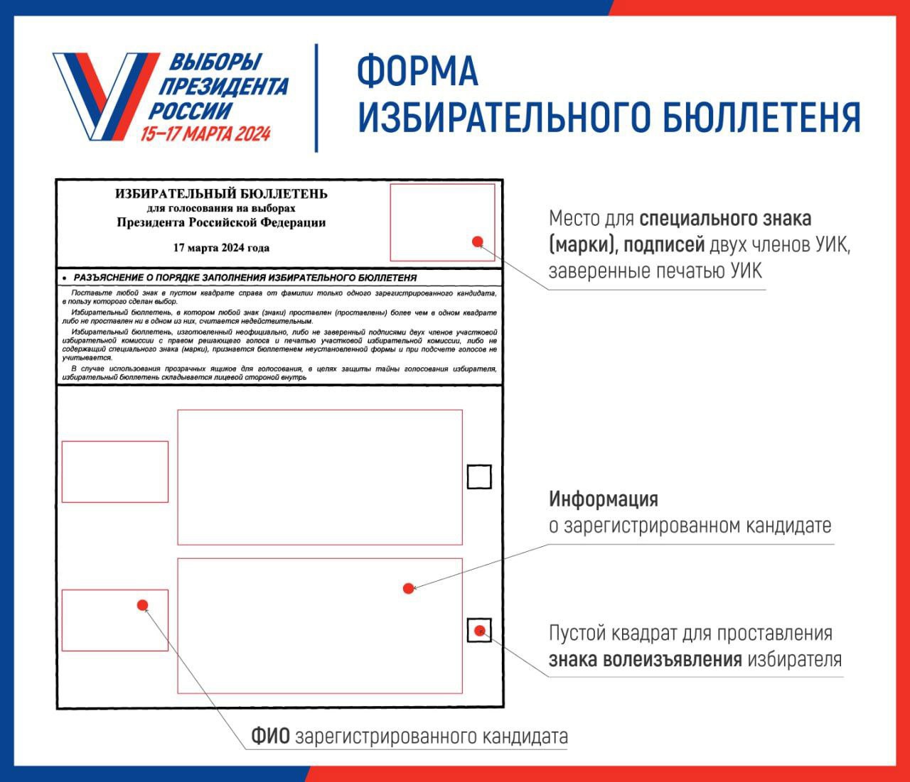 ЦИК утвердил форму бюллетеня для голосования на выборах президента | Тува  Медиа Групп — Новости Тувы