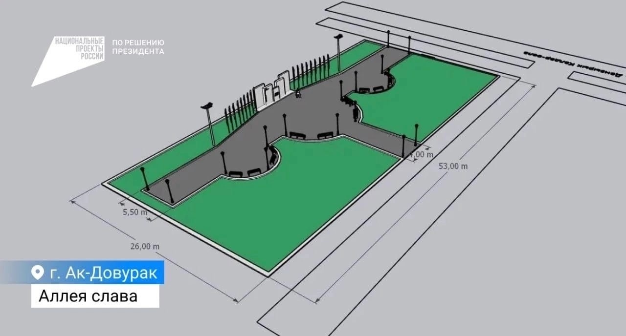 В Ак-Довураке начались работы по благоустройству «Аллеи славы» | Тува Медиа  Групп — Новости Тувы